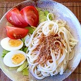 サラダうどん（ゴマしょうゆタレ）